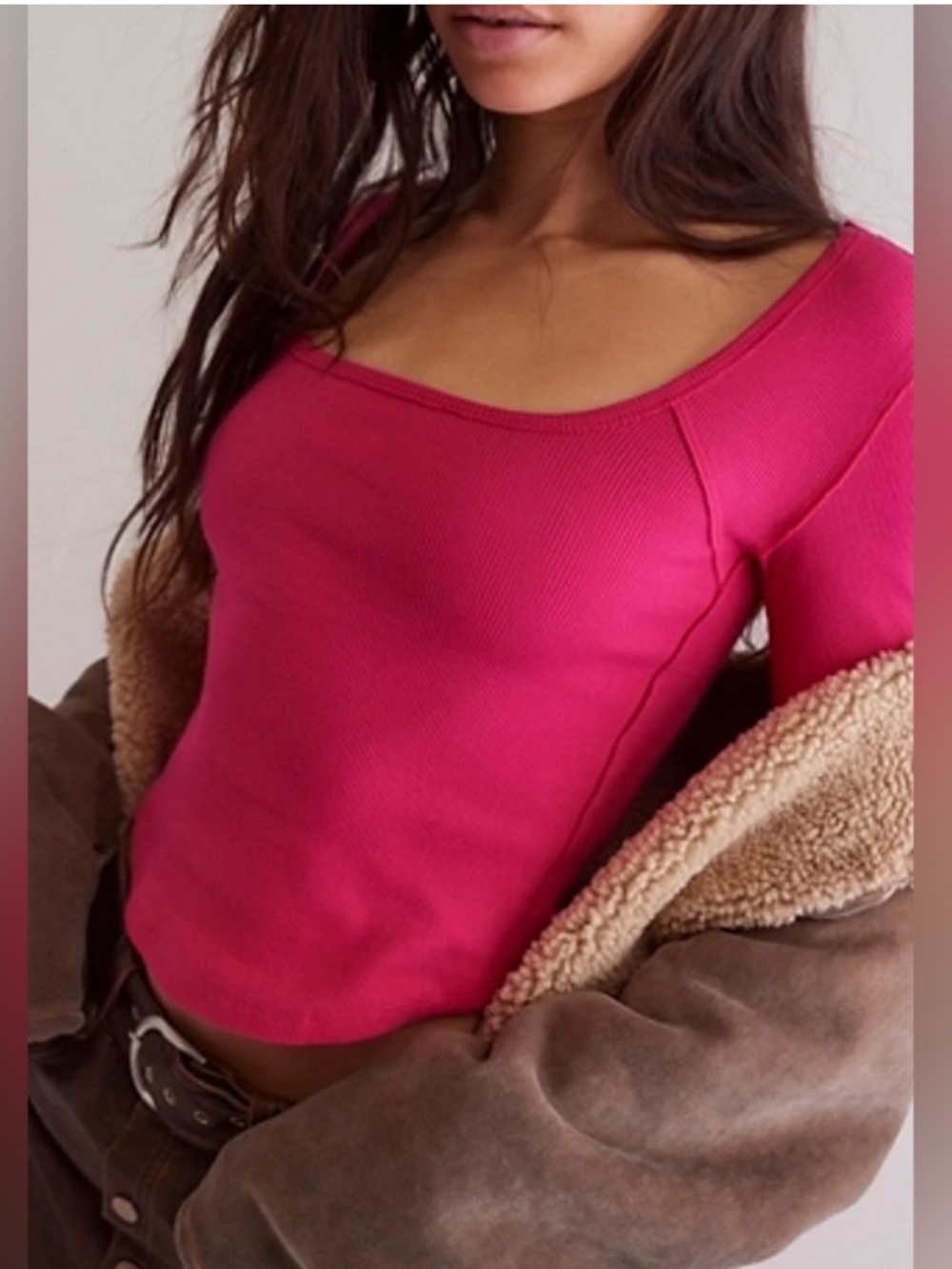 NWOT Free People We The Free Hummingbird Long Sleeve Top XL